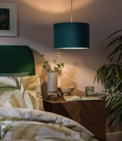 Habitat 30cm Velvet Shade - Teal -Home Sales Store 9425181 R Z003C