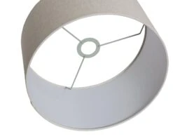 Habitat 35cm Linen Drum Shade - Oatmeal -Home Sales Store 9425617 R Z003A