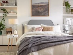 Habitat 35cm Linen Drum Shade - Oatmeal -Home Sales Store 9425617 R Z004C