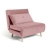 Habitat Roma Single Velvet Chairbed - Pink -Home Sales Store 9431168 R Z001A