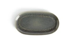 Habitat Evora Stoneware Serving Platter - Green 12 Habitat Evora Stoneware Serving Platter - Green -Home Sales Store 9437605 R Z004A