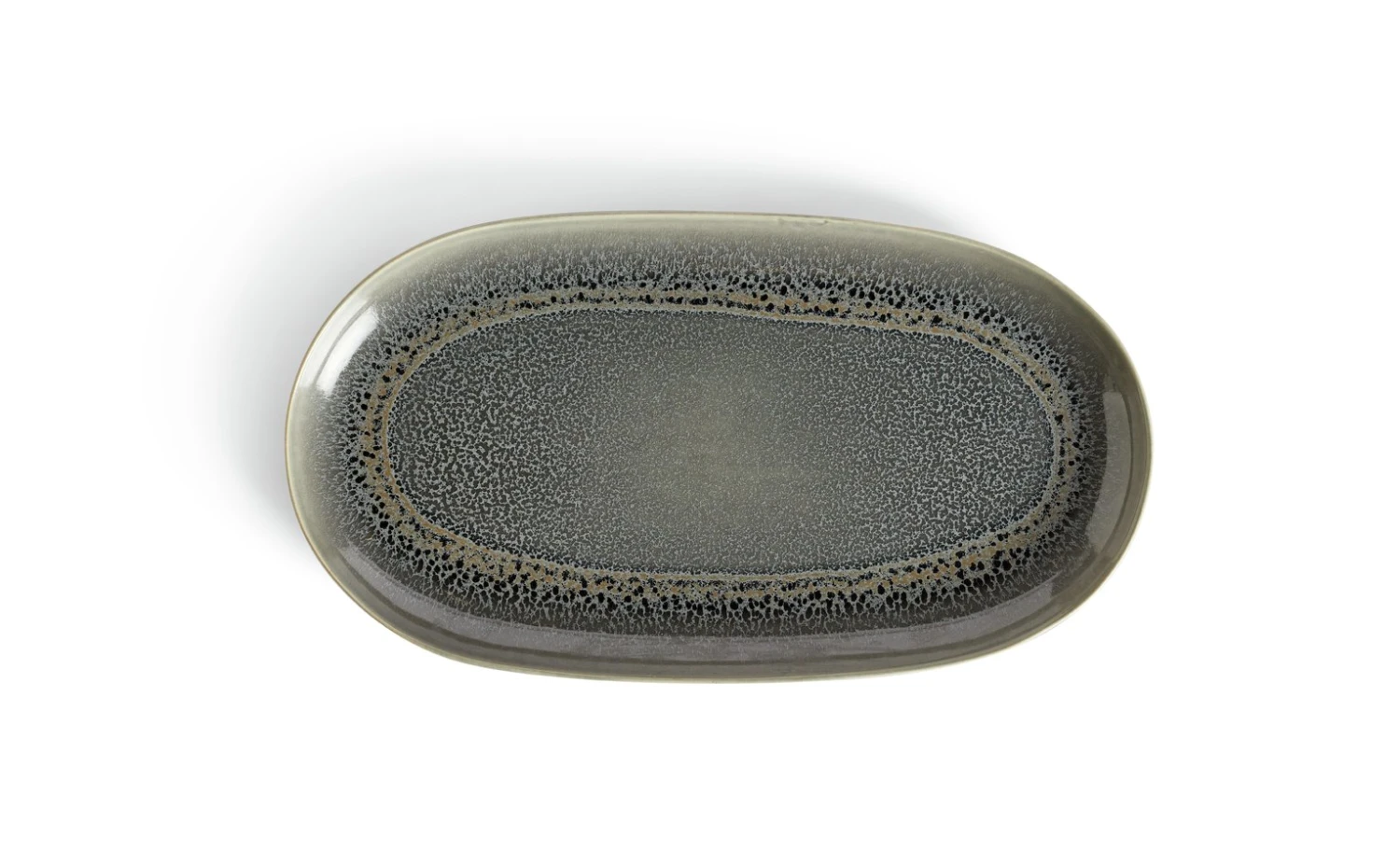 Habitat Evora Stoneware Serving Platter - Green 7 Habitat Evora Stoneware Serving Platter - Green - Image 5