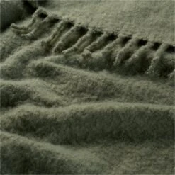 Habitat Faux Mohair Throw - Sage Green - 125x150cm -Home Sales Store 9438776 R Z002A