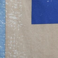 Habitat Geo Blue & Cream Bedding Set - Single -Home Sales Store 9441897 R B001