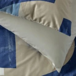 Habitat Geo Blue & Cream Bedding Set - Single -Home Sales Store 9441897 R Z003A