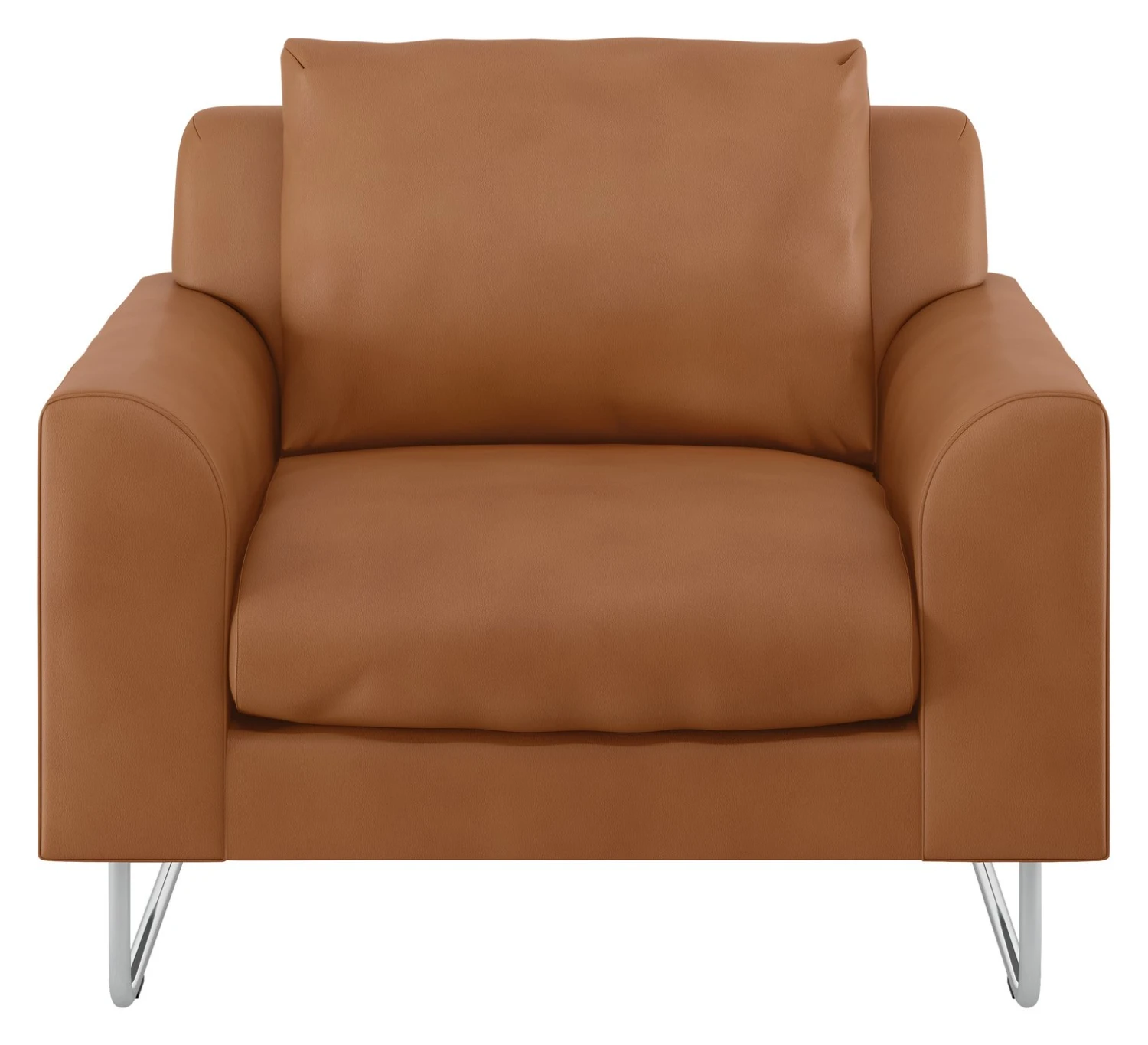 Habitat Lyle Leather Armchair - Tan 3 Habitat Lyle Leather Armchair - Tan