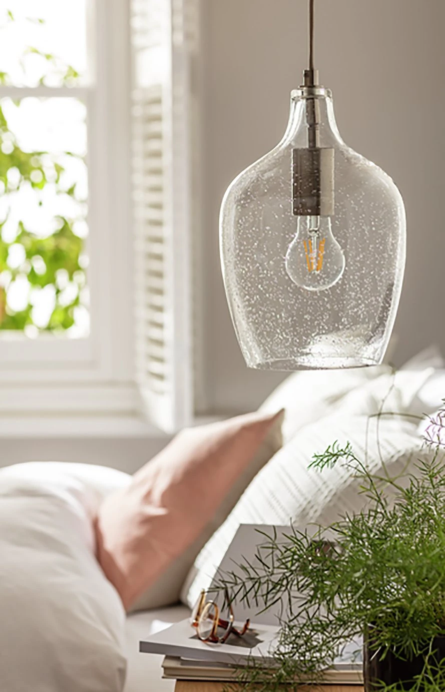 Habitat Abas Bubble Glass Pendant Light - Chrome 3 Habitat Abas Bubble Glass Pendant Light - Chrome