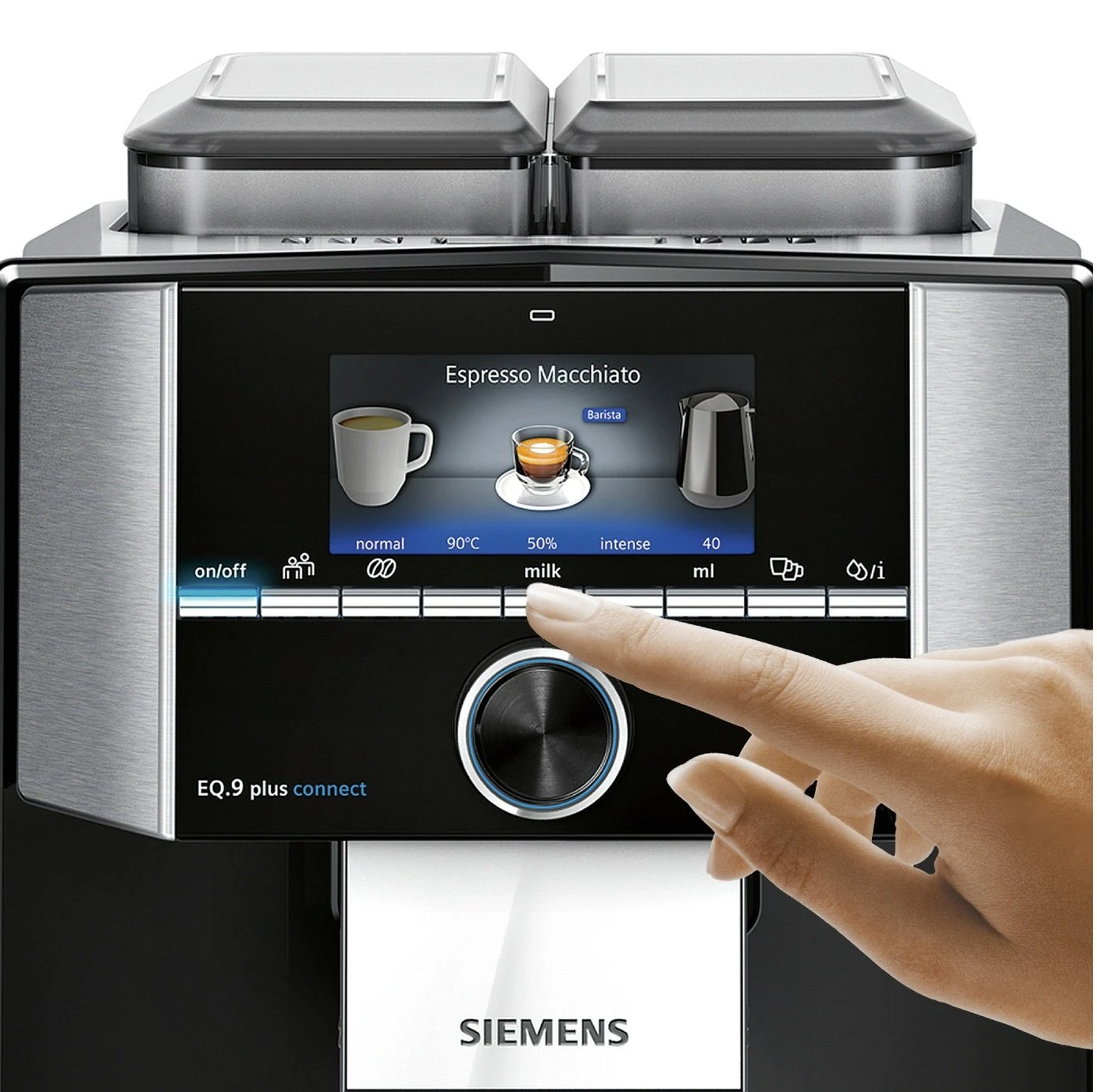 Siemens TI9573X9RW EQ9 S700 Bean To Cup Coffee Machine 5 Siemens TI9573X9RW EQ9 S700 Bean To Cup Coffee Machine - Image 3