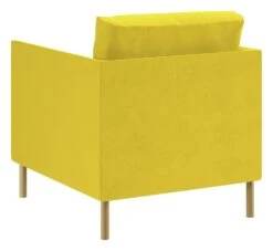 Habitat Hyde Velvet Armchair - Yellow -Home Sales Store 9452013 R Z003A