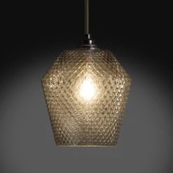 Habitat Nubia Faceted Glass Shade - Smoke Grey 10 Habitat Nubia Faceted Glass Shade - Smoke Grey -Home Sales Store 9453957 R Z002C