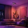 Philips Hue Centris 3 Light Flush To Ceiling Light - Black -Home Sales Store 9455072 R Z001A