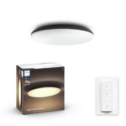 Philips Hue Cher Flush To Ceiling Light - Black -Home Sales Store 9455120 R Z006A