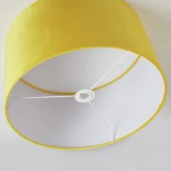 Habitat 49cm Velvet Shade - Saffron -Home Sales Store 9458495 R Z003A