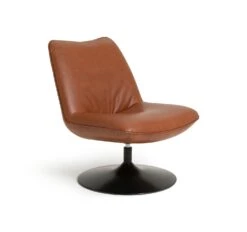 Habitat Nanna Faux Leather Swivel Chair - Tan -Home Sales Store 9466047 R Z004A
