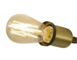 Habitat Tay 4 Light Flush To Ceiling Light - Grey & Brass -Home Sales Store 9467644 R Z002A