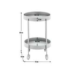 Habitat Eris Drinks Trolley - Black -Home Sales Store 9473092 R E001