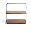 Habitat Industrial Two Tier Wooden Serving Platter 2 Habitat Industrial Two Tier Wooden Serving Platter -Home Sales Store 9474857 R Z001A