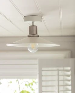 Habitat Pixie Flush To Ceiling Light - Off White -Home Sales Store 9478523 R Z002C