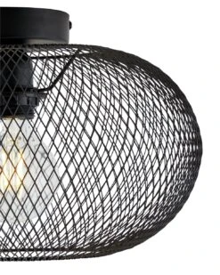 Habitat Tumba Mesh Flush To Ceiling Light - Black -Home Sales Store 9481156 R Z002A