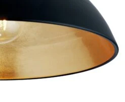 Habitat Yuno Leaf Flush To Ceiling Light - Black And Gold -Home Sales Store 9487521 R Z003A