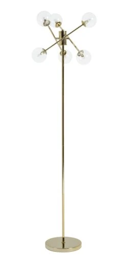 Habitat Glam 6 Light Glass Floor Lamp – Gold 12 Habitat Glam 6 Light Glass Floor Lamp – Gold -Home Sales Store 9487916 R Z009A