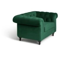 Habitat Chesterfield Velvet Armchair - Green -Home Sales Store 9491641 R Z004A