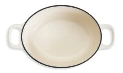 Habitat 4.70 Litre Cast Iron Oval Casserole Dish - Cream -Home Sales Store 9499935 R Z002A