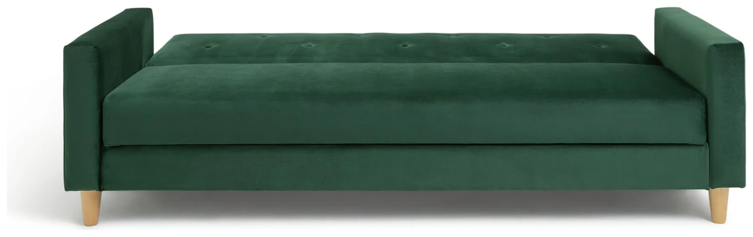 Habitat Brooks Clic Clac Storage Fabric Sofa Bed - Green 11 Habitat Brooks Clic Clac Storage Fabric Sofa Bed - Green - Image 9