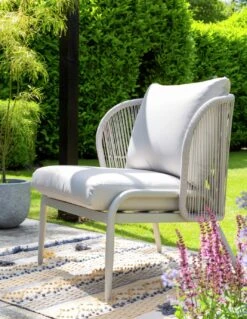 Habitat Riya 4 Seater Cane Effect Garden Sofa Set-Light Grey -Home Sales Store 9505197 R Z004C