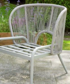 Habitat Riya 4 Seater Cane Effect Garden Sofa Set-Light Grey -Home Sales Store 9505197 R Z007C