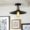 Habitat Pixie Flush To Ceiling Light - Black -Home Sales Store 9505623 R Z001A