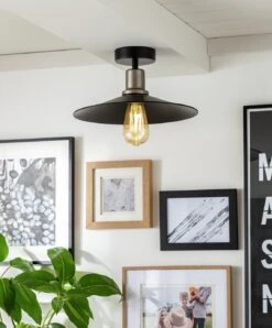 Habitat Pixie Flush To Ceiling Light - Black -Home Sales Store 9505623 R Z002C