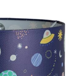 Habitat Kids Space Glow In The Dark 25cm Drum Shade - Blue -Home Sales Store 9508431 R Z002A