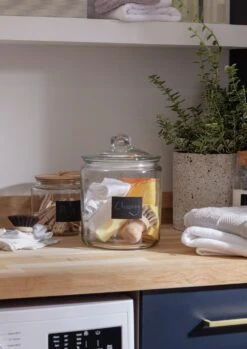 Habitat Reusable Large Glass Laundry Jar -Home Sales Store 9509818 R Z001C