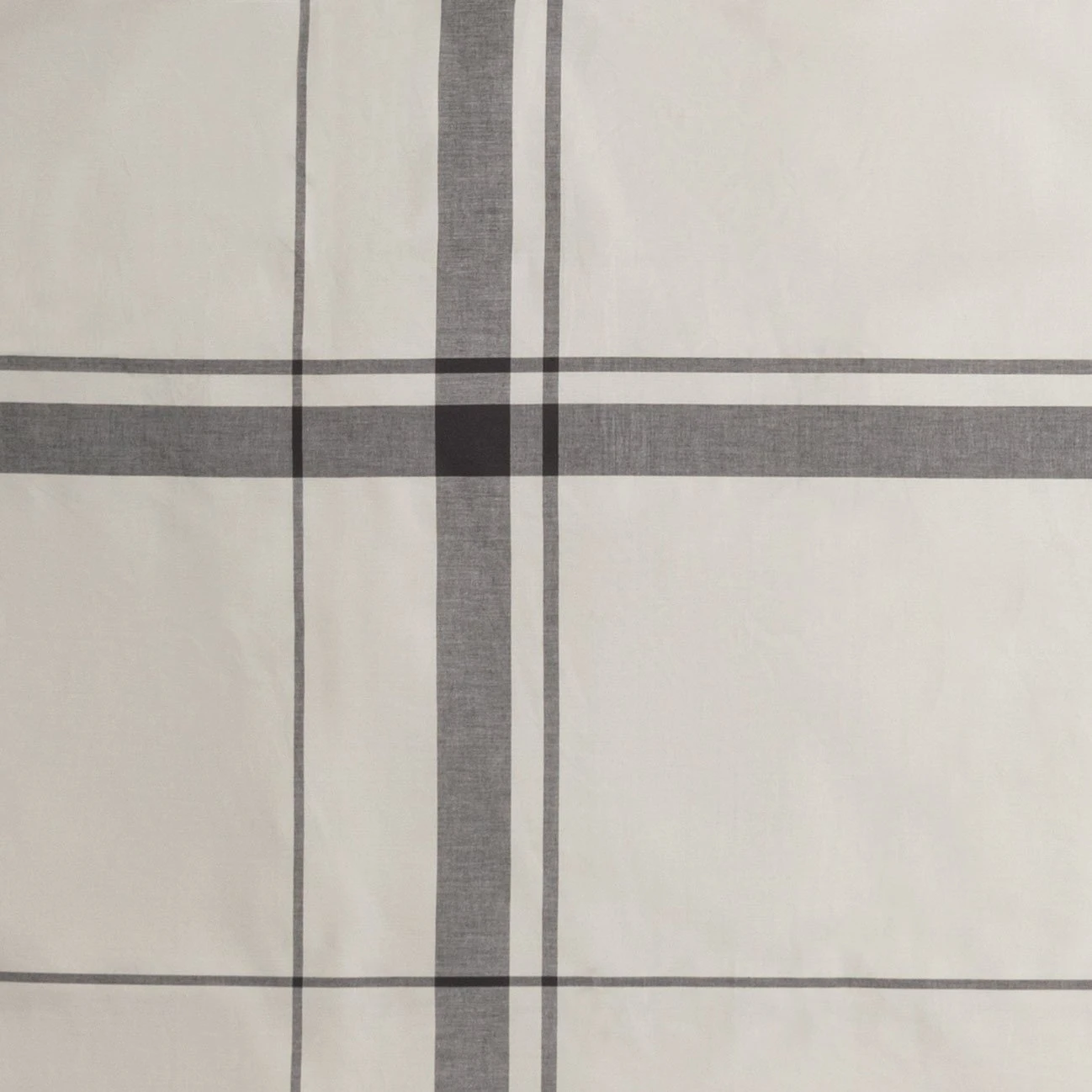 Habitat Cotton Yarn Dye Check Cream Bedding Set - Double 4 Habitat Cotton Yarn Dye Check Cream Bedding Set - Double - Image 2