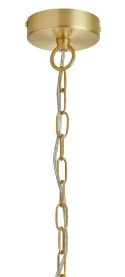 Habitat Presley Glass 8 Tier Chandelier - Brass -Home Sales Store 9514449 R Z003A