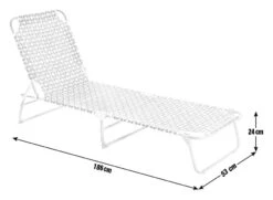 Habitat Folding Metal Sun Lounger - Grey -Home Sales Store 9515668 R E001