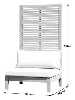 Habitat Samoa Wooden Single Seat Garden Chair-Natural -Home Sales Store 9515936 R E001