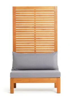 Habitat Samoa Wooden Single Seat Garden Chair-Natural -Home Sales Store 9515936 R Z002A