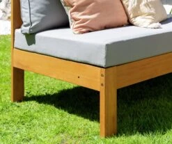 Habitat Samoa Wooden Single Seat Garden Chair-Natural -Home Sales Store 9515936 R Z009C