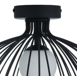Habitat Kiso 2 Tier Opal Flush To Ceiling Light - Black -Home Sales Store 9516241 R Z002A