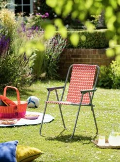 Habitat Folding Garden Chair - Blue -Home Sales Store 9516258 R Z001C