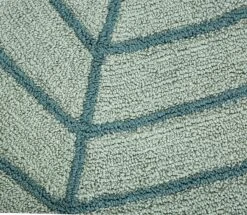 Habitat Kids Leaf Shaped Rug - Green - 80x110cm -Home Sales Store 9517367 R B001