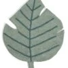 Habitat Kids Leaf Shaped Rug - Green - 80x110cm -Home Sales Store 9517367 R Z001A