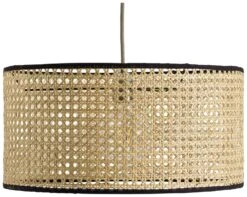 Habitat Ashi Rattan 40cm Shade - Natural & Black -Home Sales Store 9519602 R Z002A