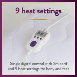 Slumberdown Perfectly Warm Luxury Electric Blanket-Double -Home Sales Store 9519767 R Z003A