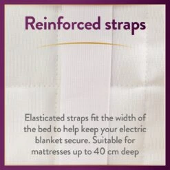 Slumberdown Perfectly Warm Luxury Electric Blanket-Double -Home Sales Store 9519767 R Z009A