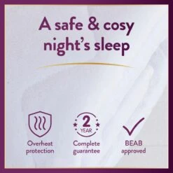 Slumberdown Perfectly Warm Luxury Electric Blanket-Double -Home Sales Store 9519767 R Z012A