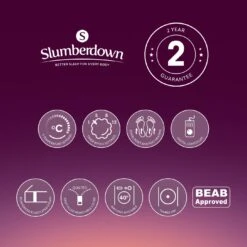 Slumberdown Perfectly Warm Luxury Electric Blanket-Double -Home Sales Store 9519767 R Z013A