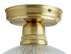 Habitat Perses Cut Glass And Brass Flush To Ceiling Light -Home Sales Store 9521401 R Z002A